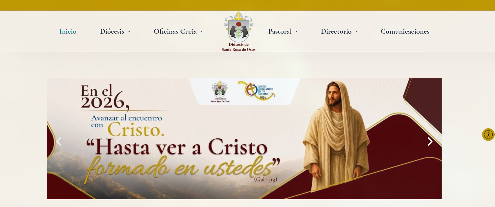 Sitio web de la Diócesis de Santa Rosa de Osos